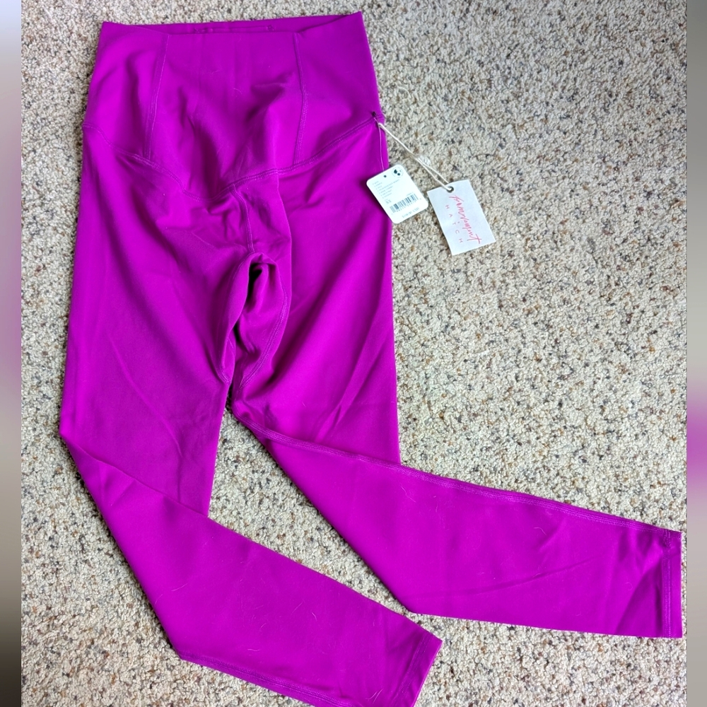 Hatch Women's Maternity Leggings in Bold Purple XS